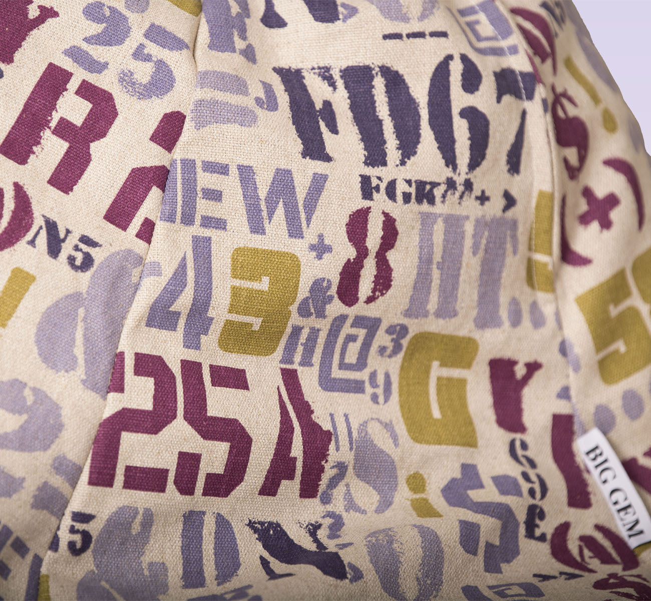 Filled Bean Bag Chair - Beige